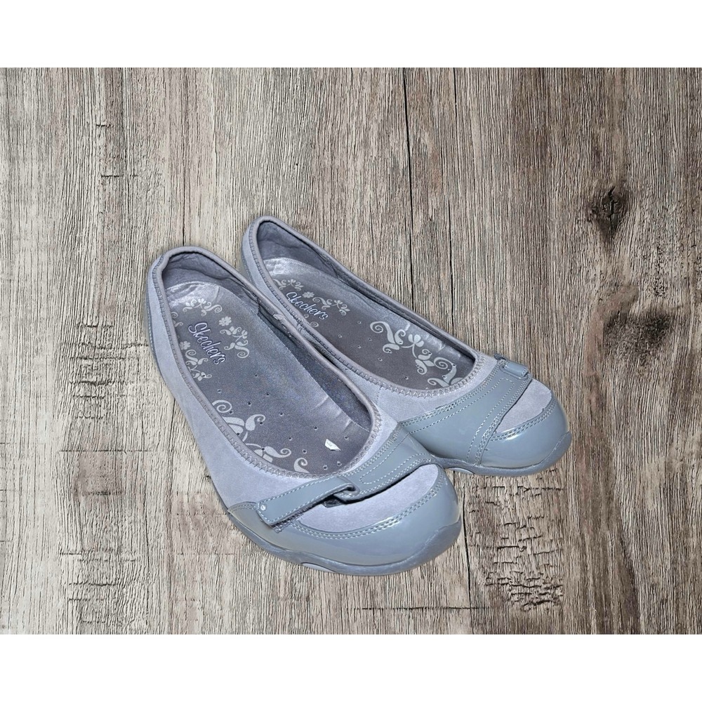 Skechers gray ballerina flats size 10
